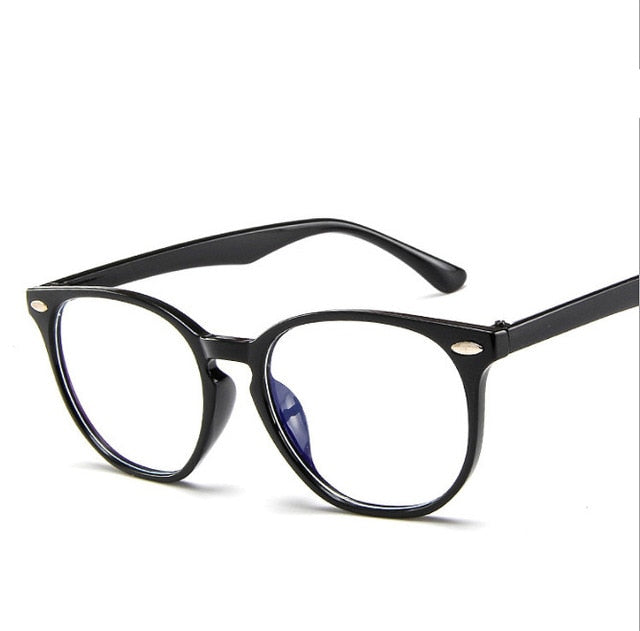 Imwete Anti Blue Light Computer Glasses Frame Men Women Transparent Gaming Glasses Frames Protection Eye Retro Spectacles Frames